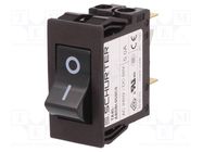 Circuit breaker; Urated: 240VAC; 60VDC; 5A; DPST; Poles: 2; MCB SCHURTER