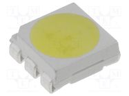 LED; SMD; 5060,PLCC6; white cold; 6000÷6500mcd; 6500K; 120°; 60mA OPTOFLASH