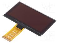 Display: OLED; graphical; 2.7"; 128x64; Dim: 73x41.86x2.15mm DISPLAY ELEKTRONIK