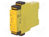 Module: safety relay; Usup: 24VAC; Usup: 24VDC; IN: 4; OUT: 4; IP40 PILZ