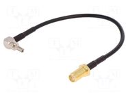 Cable-adapter; -40÷85°C; 150mm; CRC9,SMA SR PASSIVES