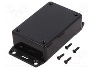 Enclosure: multipurpose; X: 56mm; Y: 85mm; Z: 27mm; 1591; ABS; black HAMMOND