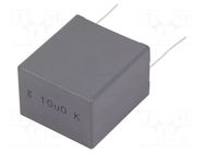 Capacitor: polypropylene; X2; F863; 10uF; 630VDC; 310VAC; THT; ±10% KEMET