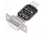 Module: converter; RS232/TTL; MAX202; D-Sub 9pin,pin strips; 5VDC DFROBOT