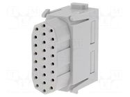 Connector: HDC; module; female; 4A; 50V; Han-Modular®; PIN: 25 HARTING