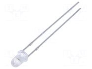 LED; red; 3mm; 2000÷3000mcd; 30°; Front: convex; 1.7÷2.4VDC FORYARD