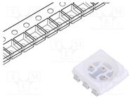 LED; SMD; 5050,PLCC6; yellow; 6lm; 810÷2500mcd; 5.4x5x1.5mm; 120° FORYARD