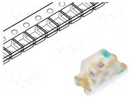 LED; red; SMD; 0603; 80mcd; 2.1÷2.6VDC; 1.6x0.8x0.8mm; 130°; 20mA FORYARD