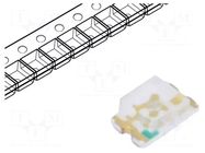 LED; blue; SMD; 0805; 120mcd; 2.8÷3.6VDC; 2x1.25x0.8mm; 130°; 20mA FORYARD