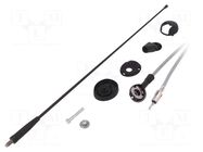 Antenna; car top,automotive; 400mm; AM,FM; universal; 2.7m MTA