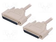 Connecting cable; D-Sub 37pin,male; 2m ADVANTECH