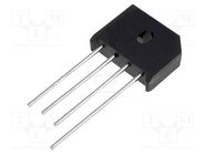 Bridge rectifier: single-phase; Urmax: 800V; If: 10A; Ifsm: 180A YANGJIE TECHNOLOGY