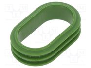 Accessories: gasket; Metri-Pack 150,Metri-Pack 630; green APTIV