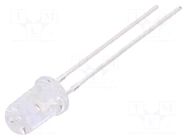 LED; red; 5mm; 4750÷6000mcd; 30°; Front: convex; 1.7÷2.5VDC FORYARD