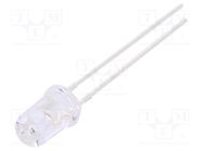 LED; 5mm; yellow; 4750÷6000mcd; 30°; Front: convex; 1.7÷2.5V FORYARD