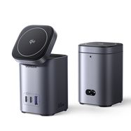 Desktop Charger Nexode GaN 65W USB-A + 2xUSB-C with Wireless Qi2 Charging 15W