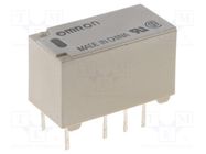 Relay: electromagnetic; DPDT; Ucoil: 12VDC; Icontacts max: 2A; G6S OMRON Electronic Components