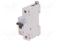 Circuit breaker; 230VAC; Inom: 16A; Poles: 1; Charact: B; 6kA; IP20 LEGRAND