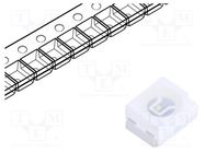 LED; SMD; 3528,PLCC2; green; 5lm; 1000÷1400mcd; 3.5x2.8x1.9mm; 120° 