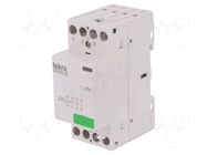 Contactor: 3-pole installation; 25A; 230VAC; NO x3; IKA ISKRA