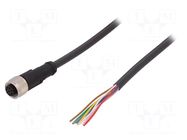 Cable: for sensors/automation; M12; PIN: 8; straight; 10m; plug LAPP
