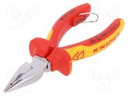 Pliers; insulated,universal,elongated; for working at height KNIPEX