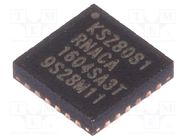 IC: transceiver; 10/100Base-T; MDC,MDI,MDI-X,MDIO,RMII; QFN24 MICROCHIP TECHNOLOGY