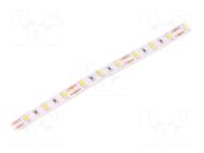 LED tape; white warm; 5630; LED/m: 60; 10mm; white PCB; IP20; 18W/m WISVA OPTOELECTRONICS