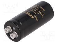 Capacitor: electrolytic; 220uF; 450VDC; Ø36x82mm; Pitch: 12.8mm KEMET