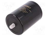 Capacitor: electrolytic; 2.2mF; 450VDC; Ø77x105mm; Pitch: 31.8mm KEMET