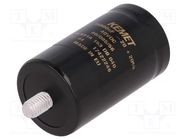 Capacitor: electrolytic; 15mF; 40VDC; Ø36x52mm; Pitch: 12.8mm; ±20% KEMET