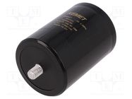 Capacitor: electrolytic; 10mF; 200VDC; Ø77x105mm; Pitch: 31.8mm KEMET