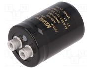 Capacitor: electrolytic; 220uF; 400VDC; Ø36x52mm; Pitch: 12.8mm KEMET