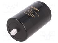 Capacitor: electrolytic; 47mF; 63VDC; Ø66x105mm; Pitch: 28.5mm KEMET