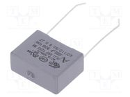 Capacitor: polypropylene; Y2; R41; 22nF; 18x6x12mm; THT; ±20%; 15mm KEMET