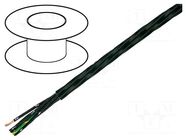 Wire; HELUFLON® FEP-6Y; 2x0.75mm2; stranded; Cu; FEP; black; 600V HELUKABEL