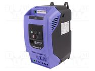 Vector inverter; Max motor power: 1.1kW; Usup: 200÷240VAC; IN: 4 