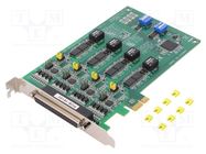 Serial port card; PCI,RS232/RS422/RS485 x4; D-Sub 37pin,female ADVANTECH