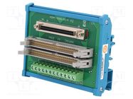 Industrial module: terminal block; for DIN rail mounting ADVANTECH