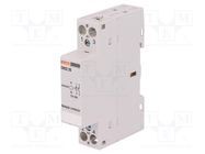 Contactor: 2-pole installation; 32A; 24VAC,24VDC; NO x2 LOVATO ELECTRIC