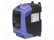 Vector inverter; Max motor power: 0.37kW; Usup: 200÷240VAC; IN: 4 