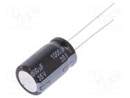 Capacitor: electrolytic; low ESR; THT; 1000uF; 35VDC; Ø12.5x20mm PANASONIC