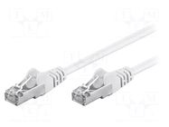 Patch cord; RJ45 plug,both sides; F/UTP; 5e; stranded; CCA; 0.5m GOOBAY