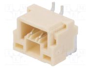 Connector: wire-board; socket; male; GH; 1.25mm; PIN: 2; SMT; 50V; 1A JST