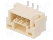 Connector: wire-board; socket; male; GH; 1.25mm; PIN: 3; SMT; 50V; 1A JST