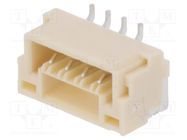 Connector: wire-board; socket; male; GH; 1.25mm; PIN: 4; SMT; 50V; 1A JST