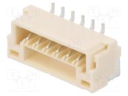 Connector: wire-board; socket; male; GH; 1.25mm; PIN: 6; SMT; 50V; 1A JST