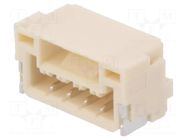 Connector: wire-board; socket; male; GH; 1.25mm; PIN: 4; SMT; 50V; 1A JST