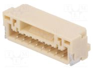 Connector: wire-board; socket; male; GH; 1.25mm; PIN: 8; SMT; 50V; 1A JST