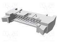 Connector: IDC; socket; male; PIN: 20; straight; with ejector; THT HARTING